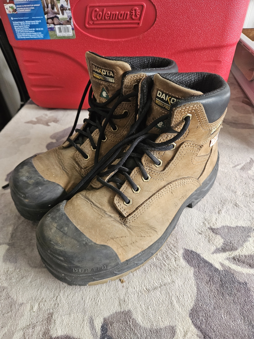 Men's DAKOTA Work Boots - SZ 9